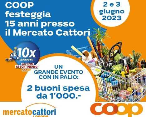 GRANDE FESTA: 15 anni di coop al mercato cattori