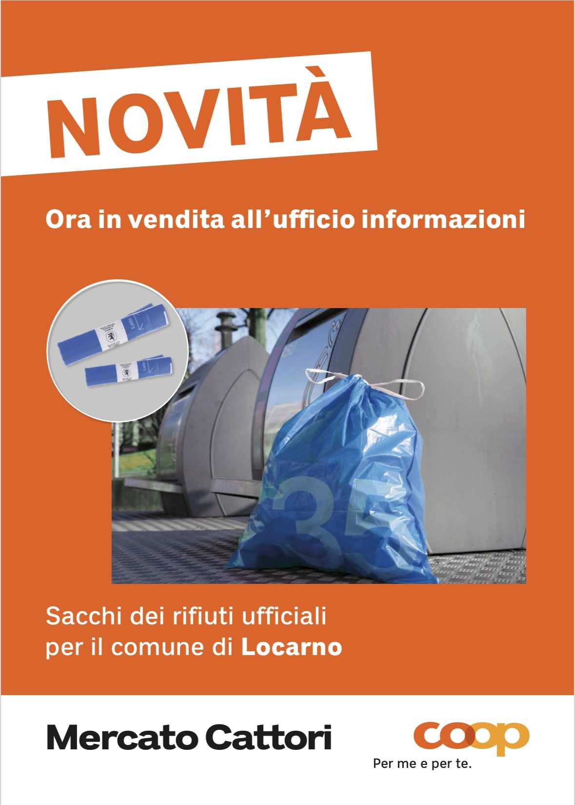 Novità: sacchi rifiuti per Locarno