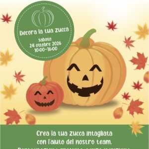 Decora la tua zucca di Halloween insieme a noi Decora la tua zucca di Halloween insieme a noi